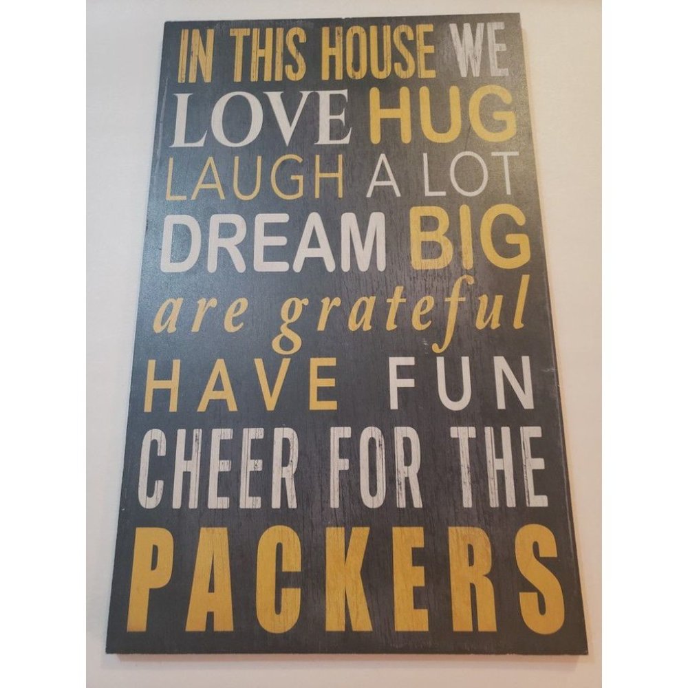 Nice Plaque With Saying..has Wall Hanger